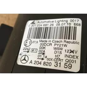 030123468126 фара передняя Mercedes-Benz C W204 2010