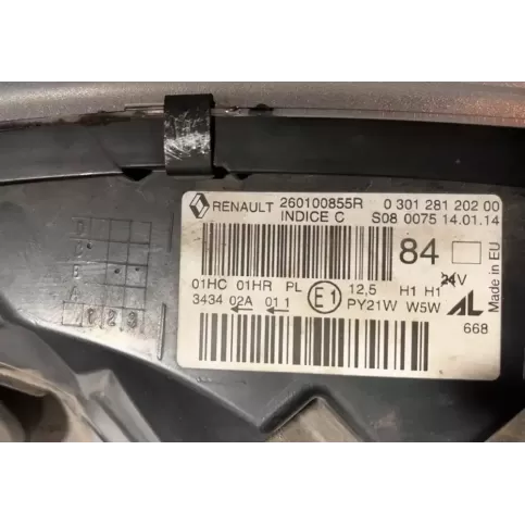 030128120200 фара передняя Renault Captur 2013