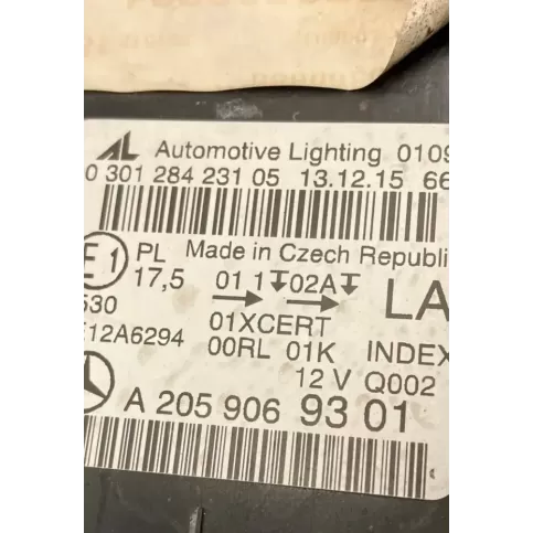 030128423105 фара передняя Mercedes-Benz C W205 2018