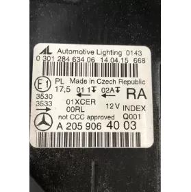 030128463406 фара передняя Mercedes-Benz C W205 2016