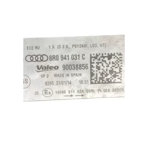 1406001102 фара передня Audi Q5 SQ5 2008