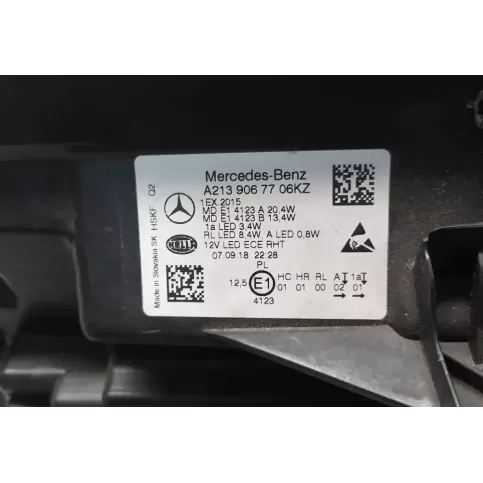 2139067706 фара передняя Mercedes-Benz E W213 2015