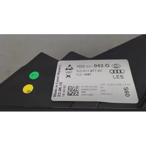 4G0941043G фара передня Audi A6 S6 C7 4G 2016