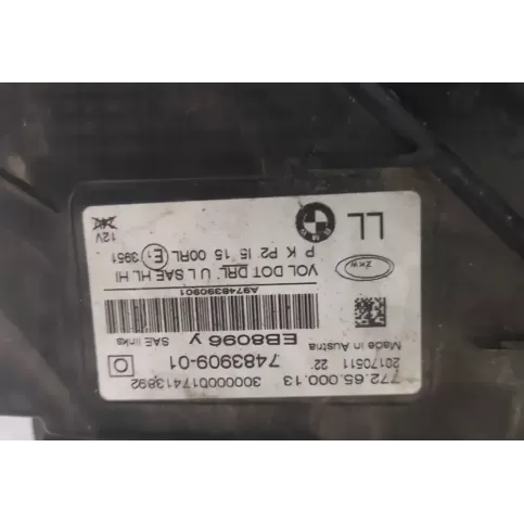 7483909 фара передня BMW 7 G11 G12 2015