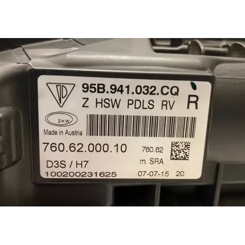 7606200010 фара передняя Porsche Macan 2015
