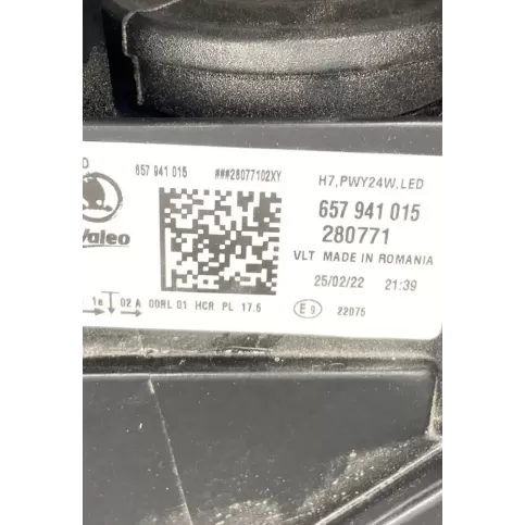 857941015 фара передняя Skoda Scala 2019