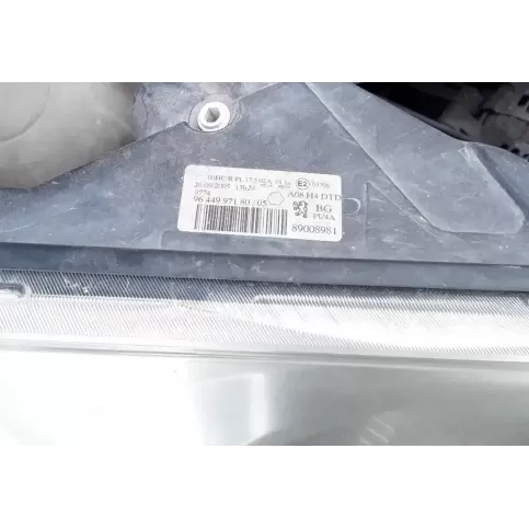 964499718005 фара передняя Peugeot 1007 2005