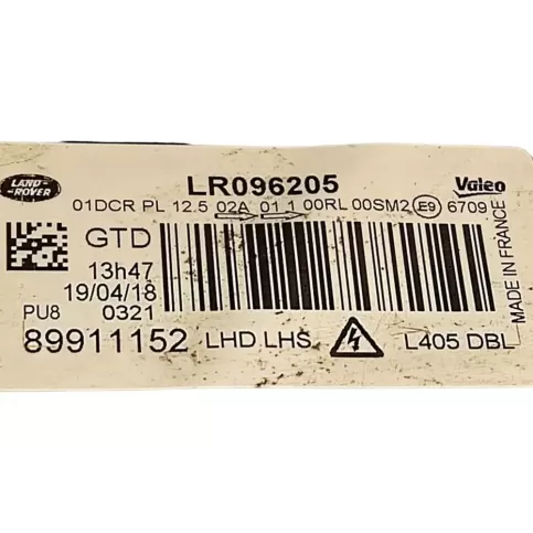 LR096205 фара передняя Land Rover Range Rover L405 2018