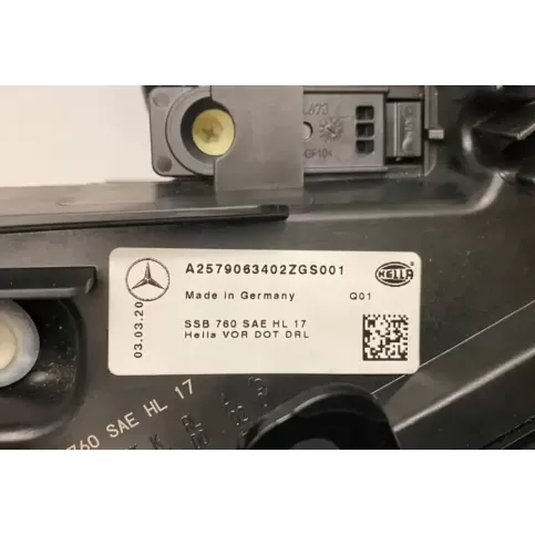 SSB760SAEL фара передняя Mercedes-Benz CLS W257 2020