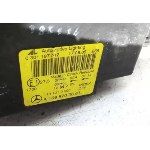 13121066 фара передняя Mercedes-Benz A W169 2005