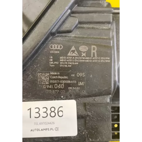 13386 фара передняя Audi A6 Allroad C8 2019
