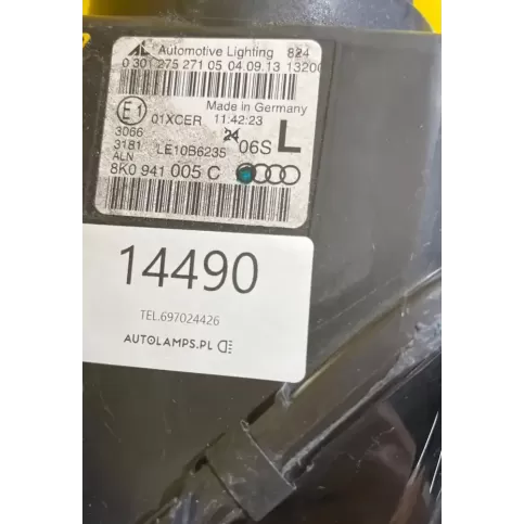 14490 фара передняя Audi A4 S4 B8 8K 2012