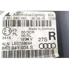 301240282 фара передня Audi A4 S4 B8 8K 2010