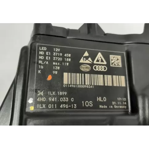 4H0941033C фара передня Audi A8 S8 D4 4H 2015