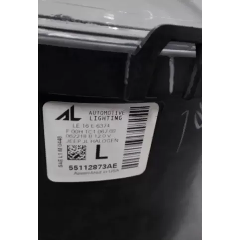 55112873AE фара передняя Jeep Wrangler 2018
