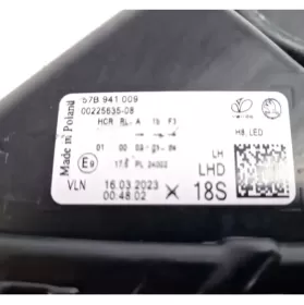57B941009 фара передняя Skoda Karoq 2017