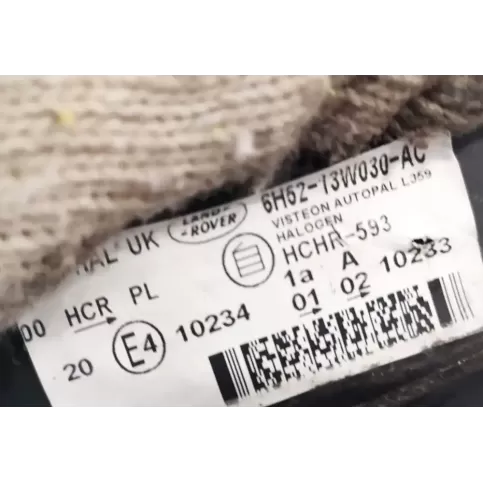 6H52-13W030- фара передняя Land Rover Freelander 2 - LR2 2007
