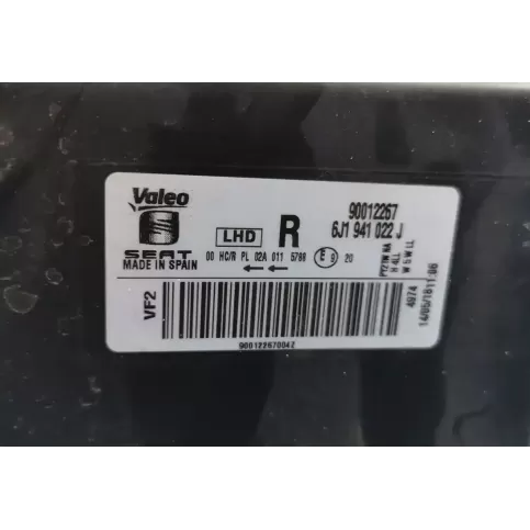 6J1941022E фара передняя Seat Ibiza IV (6J,6P) 2014