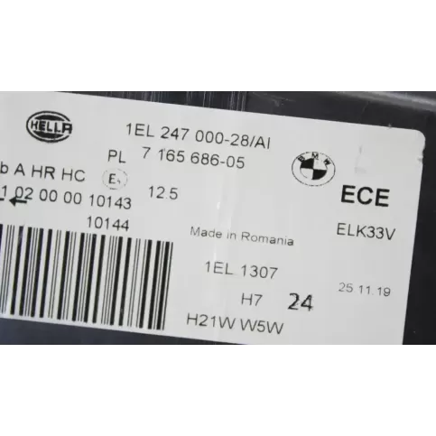 7165686 фара передняя BMW Z4 E85 E86 2005