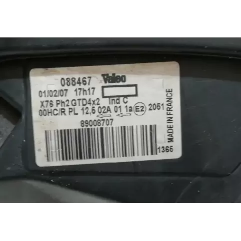 89008707 фара передняя Renault Kangoo III 2005