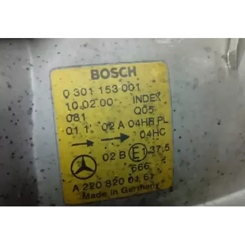 A22082000161 фара передняя Mercedes-Benz S W220 1999