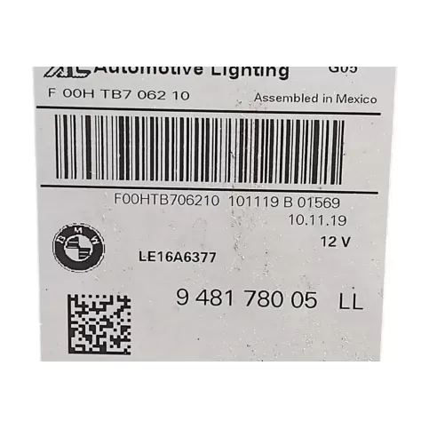 F00HTB706210 фара передняя BMW X5 G05 2019