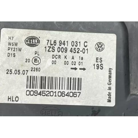 00945201064067 фара передняя Volkswagen Touareg I 2009