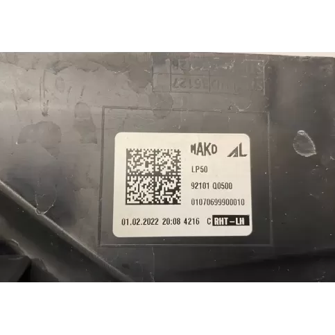 01070699900010 фара передняя Hyundai Bayon 2022