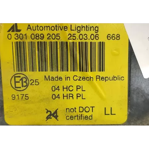 0301089205 фара передняя BMW X3 E83 2003