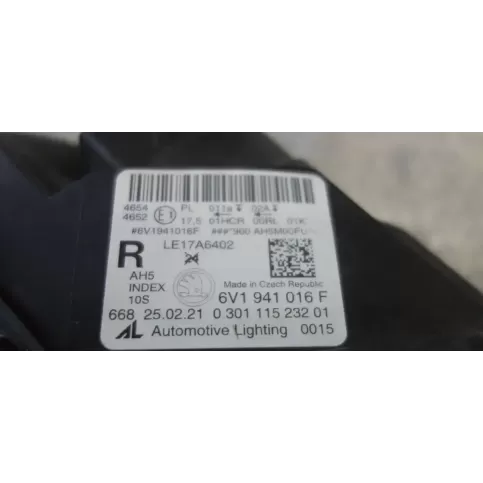 030111523201 фара передняя Skoda Fabia Mk3 (NJ) 2021
