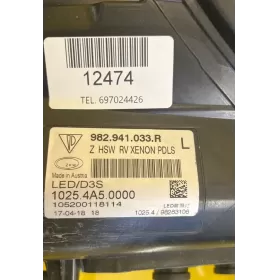 12474 фара передняя Porsche 718 Cayman 982 982c 2016