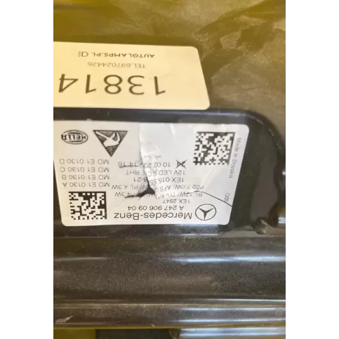 13814 фара передняя Mercedes-Benz CLA C117 X117 W117 2019