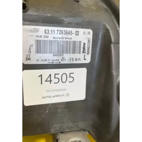 14505 фара передняя BMW 1 E81 E87 2007