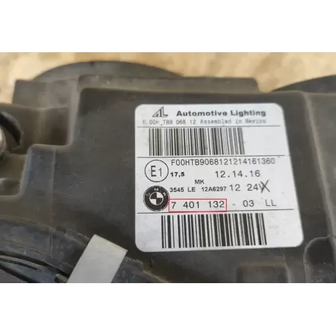 7401132 фара передняя BMW X3 F25 2015