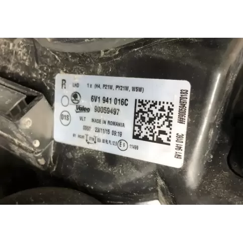90059497 фара передня Skoda Fabia Mk3 (NJ) 2016
