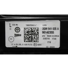 90142355 фара передняя Volkswagen T-Cross 2016