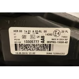 98VWX13006AD фара передня Opel Meriva B 2010