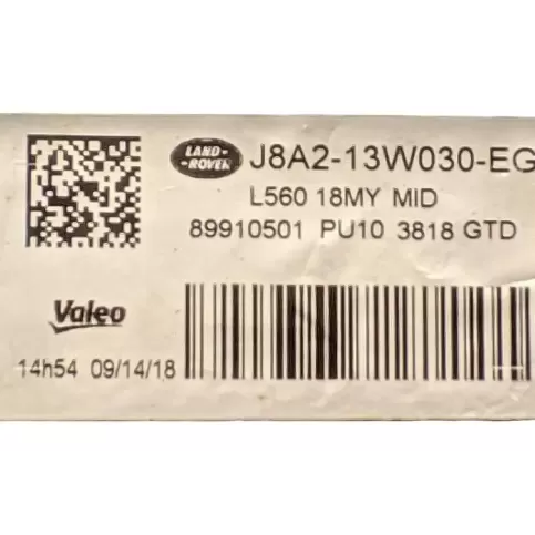J8A213W030EG фара передняя Land Rover Range Rover Velar 2018