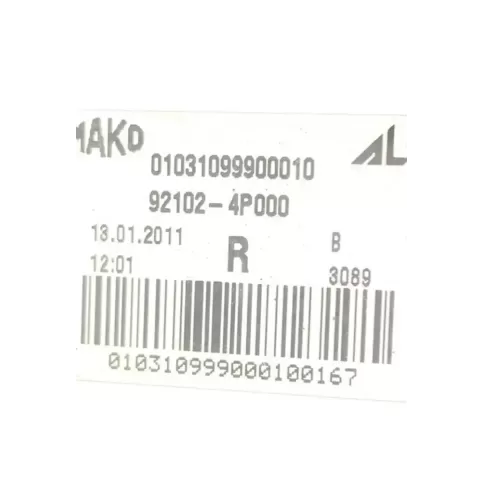 01031099900010 фара передняя Hyundai i20 (PB PBT) 2011