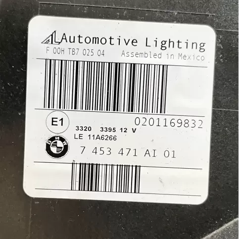 0201169832 фара передняя BMW X5 F15 2015