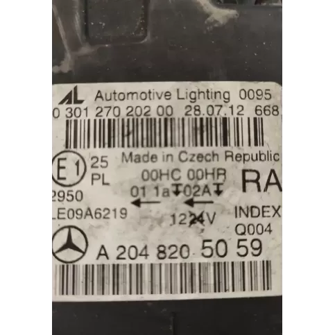 030127020200 фара передняя Mercedes-Benz C W204 2012