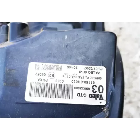 0389032403 фара передняя Peugeot 107 2007
