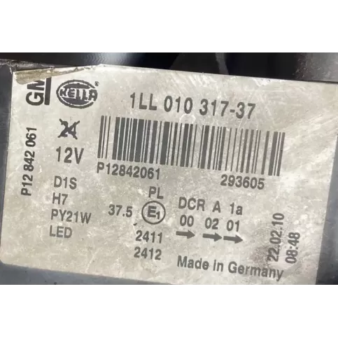 1LL01031737 фара передняя Saab 9-3 Ver2 2010