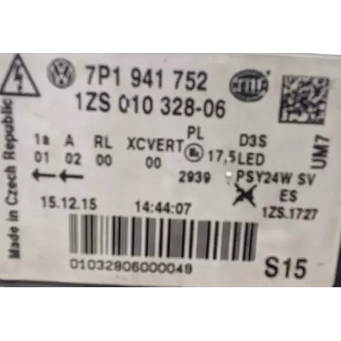 1ZS01032806 фара передня Volkswagen Touareg II 2011