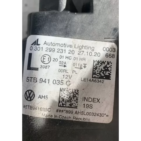 5TB941035C фара передня Volkswagen Touran III 2020