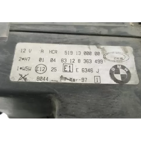 63128363499 фара передня BMW 7 E38 1993