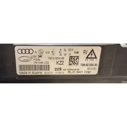 70831326162 фара передня Audi Q3 8U 2011