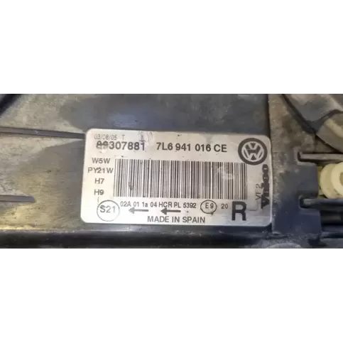 7L6941016CE89307881 фара передняя Volkswagen Touareg I 2005