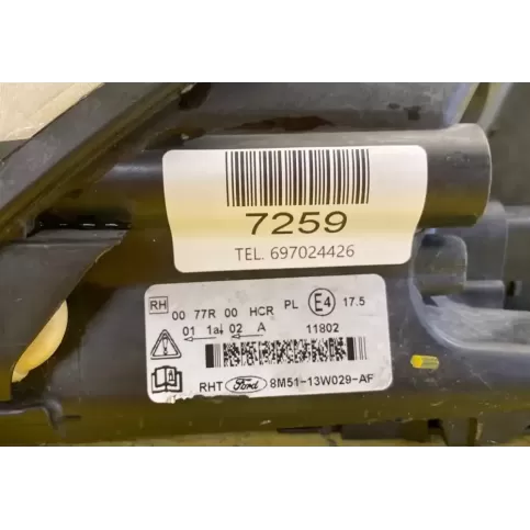 8M51-13W029-AF фара передняя Ford Focus C-MAX 2003