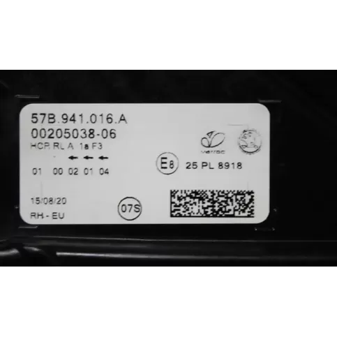 0020503806 фара передняя Skoda Karoq 2020